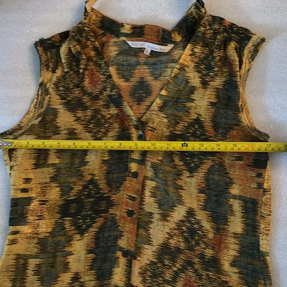 RACHEL Rachel Roy Multicolor NeckTie Blouse 2 Corporate Siren Dopamine Festival - Picture 7 of 11